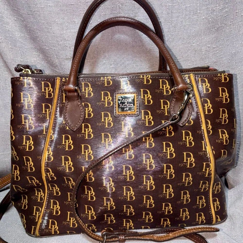 Dooney & Bourke Brown Monogram Bag